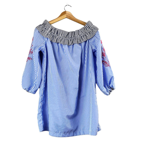 Romeo + Juliet Couture Long Off Shoulder Blouse M - Picture 2 of 6